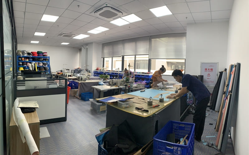 Product packaging area