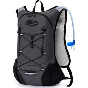 Lightweight Hydration Backpack, Running Backpack with 2L Water Bladder for Cycling Hiking